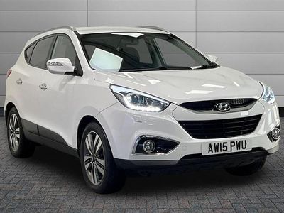 Usado Hyundai ix35 Premium 136 CV (100 kW) 2015 Blanco SUV