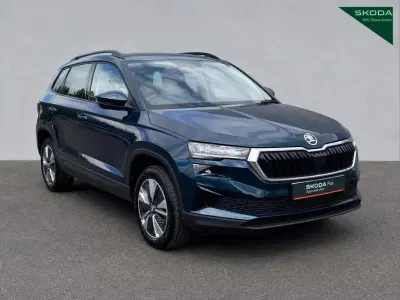 Used Skoda Karoq SE Drive 147 HP (108 kW) 2023 Lava blue metallic SUV