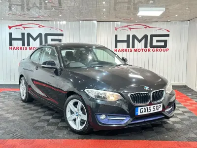 Used BMW 218 Sport Line 2015 Black Coupe