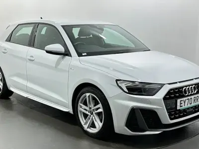 Used Audi A1 Sportback S-Line 110 HP (80 kW) 2020 White Hatchback