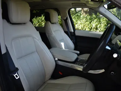 Used Land Rover Range Rover Sport HSE 2019 Silicone silver (grey) metallic with ivory perforated hide SUV