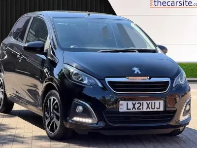 Used Peugeot 108 Allure 70 HP (51 kW) 2021 Black Hatchback