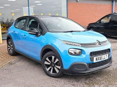 Used Citroën C3 Feel 2018 Blue Hatchback