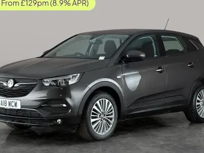 Used Vauxhall Grandland X 131 HP (96 kW) 2018 Grey SUV