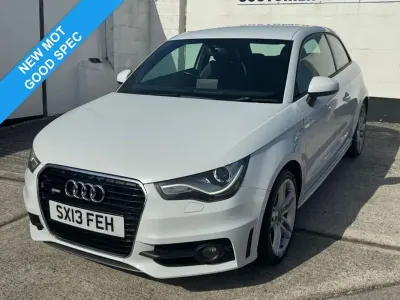 Used Audi A1 S-Line 122 HP (89 kW) 2013 White Hatchback