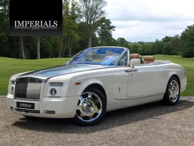 Used Rolls Royce Phantom 460 HP (338 kW) 2008 White Cabriolet