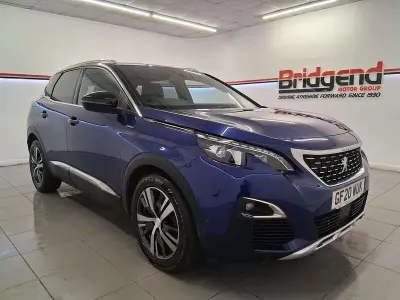 Used Peugeot 3008 GT-line 130 HP (95 kW) 2020 Blue SUV