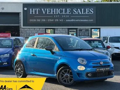 Used Fiat 500 S 69 HP (50 kW) 2016 Blue Hatchback