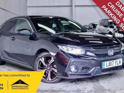 Used Honda Civic SR 129 HP (94 kW) 2017 Black Hatchback