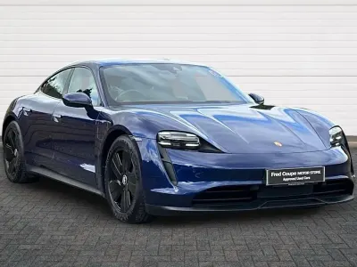 Used Porsche Taycan Performance Package 11 kW (15 HP) 2022 Blue Sedan