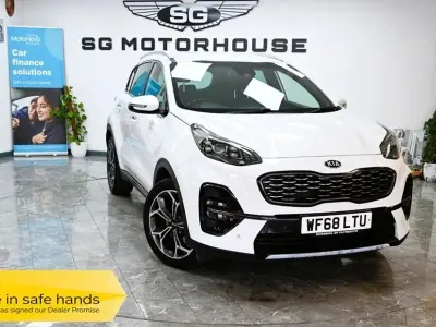 Used Kia Sportage GT-Line 174 HP (127 kW) 2018 White SUV