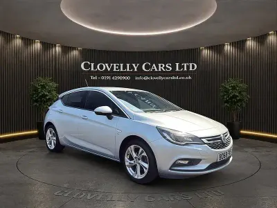 Used Vauxhall Astra SRi 150 HP (110 kW) 2018 Silver Hatchback