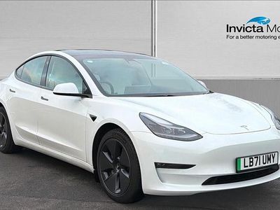 White Used 2021 Tesla Model 3 Long Range AWD Sedan | £20,400 (Fair price)