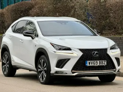 Used Lexus NX300h Sport Line 197 HP (144 kW) 2019 White SUV