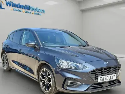 Used Ford Focus ST-Line X 125 HP (91 kW) 2020 Blue Hatchback