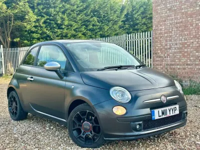 Used Fiat 500 S 85 HP (62 kW) 2011 Black Hatchback
