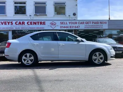Used Skoda Octavia SE Technology 115 HP (84 kW) 2019 White Hatchback