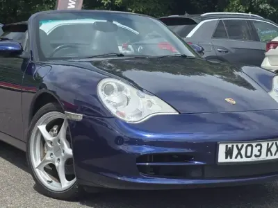 Used Porsche 996 2003 Blue Cabriolet