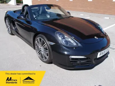 Begagnad Porsche Boxster Black Edition 265 HK (194 kW) 2015 Svart Cab