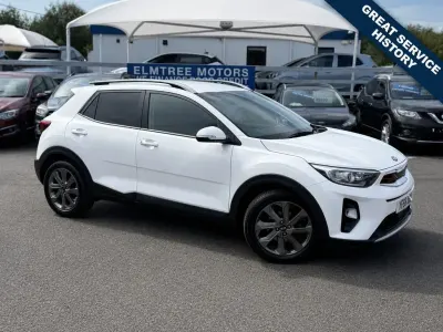 Used Kia Stonic Turbo 114 HP (83 kW) 2019 White SUV