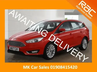 Używany Ford Focus Titanium X 120 KM (88 kW) 2017 Czerwony Kombi