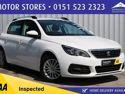 Used Peugeot 308 Access 100 HP (73 kW) 2018 White Hatchback