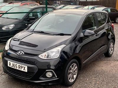 Black Used 2015 Hyundai i10 Premium Hatchback | £3,695 (Fair price)