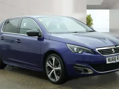Second-hand Peugeot 308 GT-line 130 CP (95 kW) 2016 Albastru Hatchback