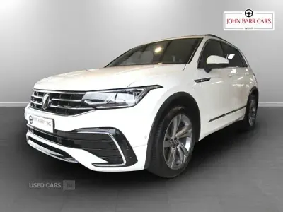 Begagnad VW Tiguan R-line Edition 150 HK (110 kW) 2024 Vit SUV
