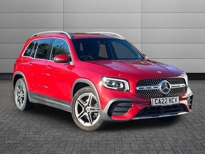 Red Used 2022 Mercedes GLB200 AMG line SUV | £22,690 (Fair price)
