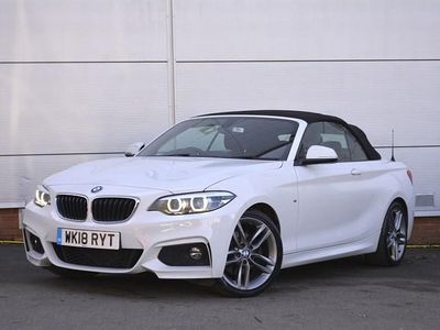 Used BMW 225 M Sport 224 HP (164 kW) 2018 White Cabriolet