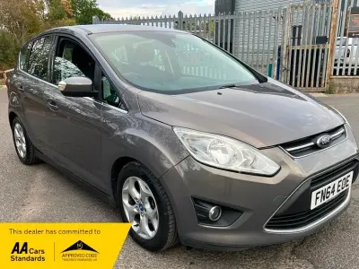 Used Ford C-MAX Zetec 105 HP (77 kW) 2014 Brown MPV