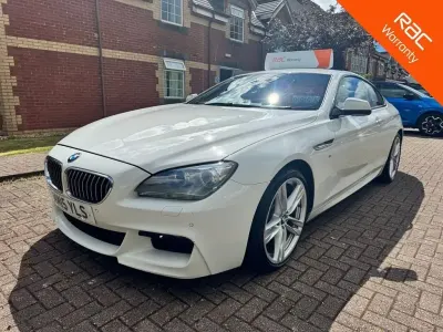 Begagnad BMW 640 M Sport 313 HK (230 kW) 2015 Vit Sportkupé