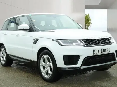 Begagnad Land Rover Range Rover Sport HSE 306 HK (225 kW) 2018 Vit SUV