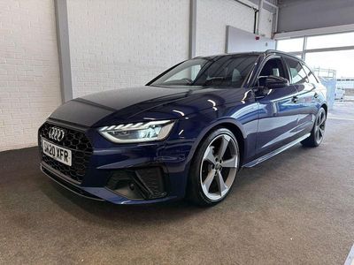 Used Audi A4 Black Edition 190 HP (139 kW) 2020 Blue Estate