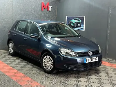 Used VW Golf VI S 2010 Blue Hatchback