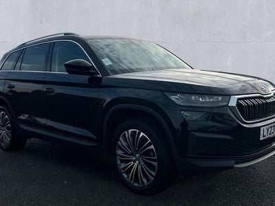 Black magic pearl effect Used 2023 Skoda Kodiaq SE L Executive SUV | £26,490 (Fair price)