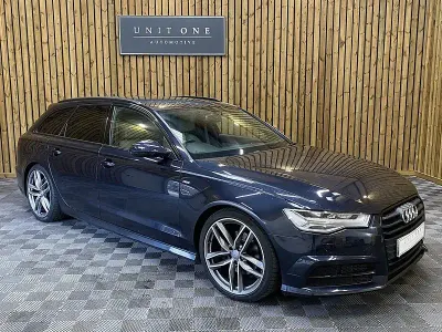 Used Audi A6 Black Edition 190 HP (139 kW) 2016 Blue Estate