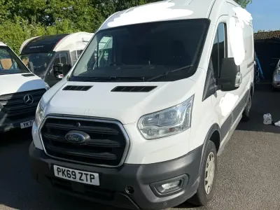 Used Ford Transit Trend 130 HP (95 kW) 2019 White Van