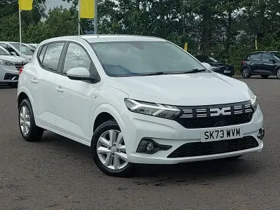 Used Dacia Sandero Expression 91 HP (66 kW) 2023 White Hatchback