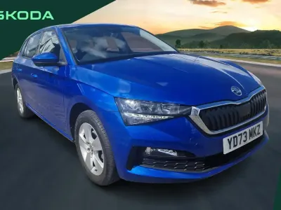 Used Skoda Scala SE 108 HP (79 kW) 2023 Blue Hatchback