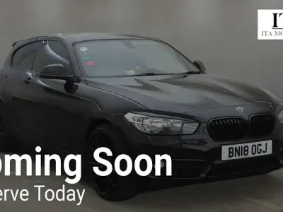 Used BMW 118 Sport Line 136 HP (100 kW) 2017 Black Hatchback