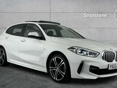 Used BMW 118 M Sport 136 HP (100 kW) 2023 White Hatchback