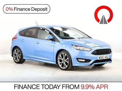 Used Ford Focus ST-Line 150 HP (110 kW) 2017 Blue Hatchback