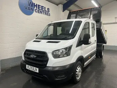 Used Ford Transit 130 HP (95 kW) 2021 White Cabriolet