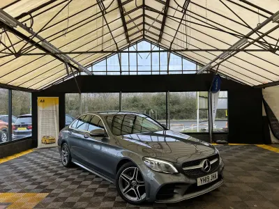 Used Mercedes C220 AMG Line Premium 194 HP (142 kW) 2019 Grey Sedan
