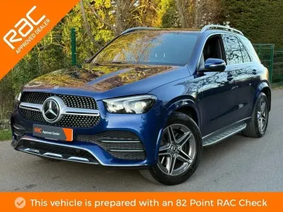 Käytetty Mercedes GLE300 AMG line 245 HP (180 kW) 2020 Sininen Katumaasturi