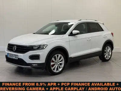 Used VW T-Roc SEL 150 HP (110 kW) 2019 White SUV