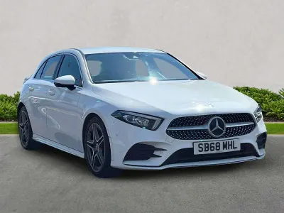 Begagnad Mercedes A180 Executive 2018 Vit Halvkombi