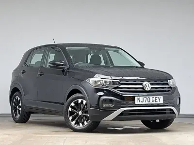 Used VW T-Cross S 95 HP (69 kW) 2020 Black SUV